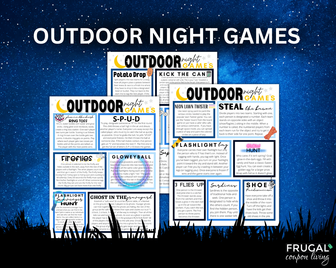 fun games to play outdoors at night