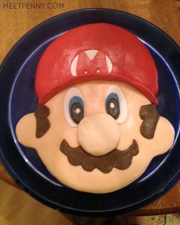 easy to make fondant mario cake