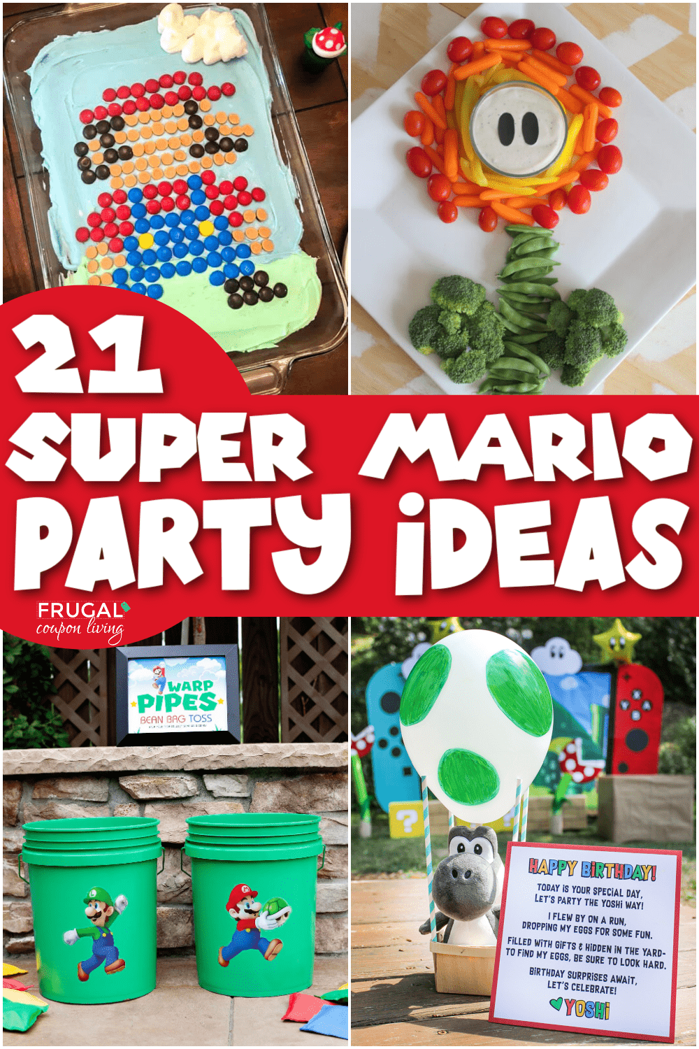 low-cost super mario party ideas DIY