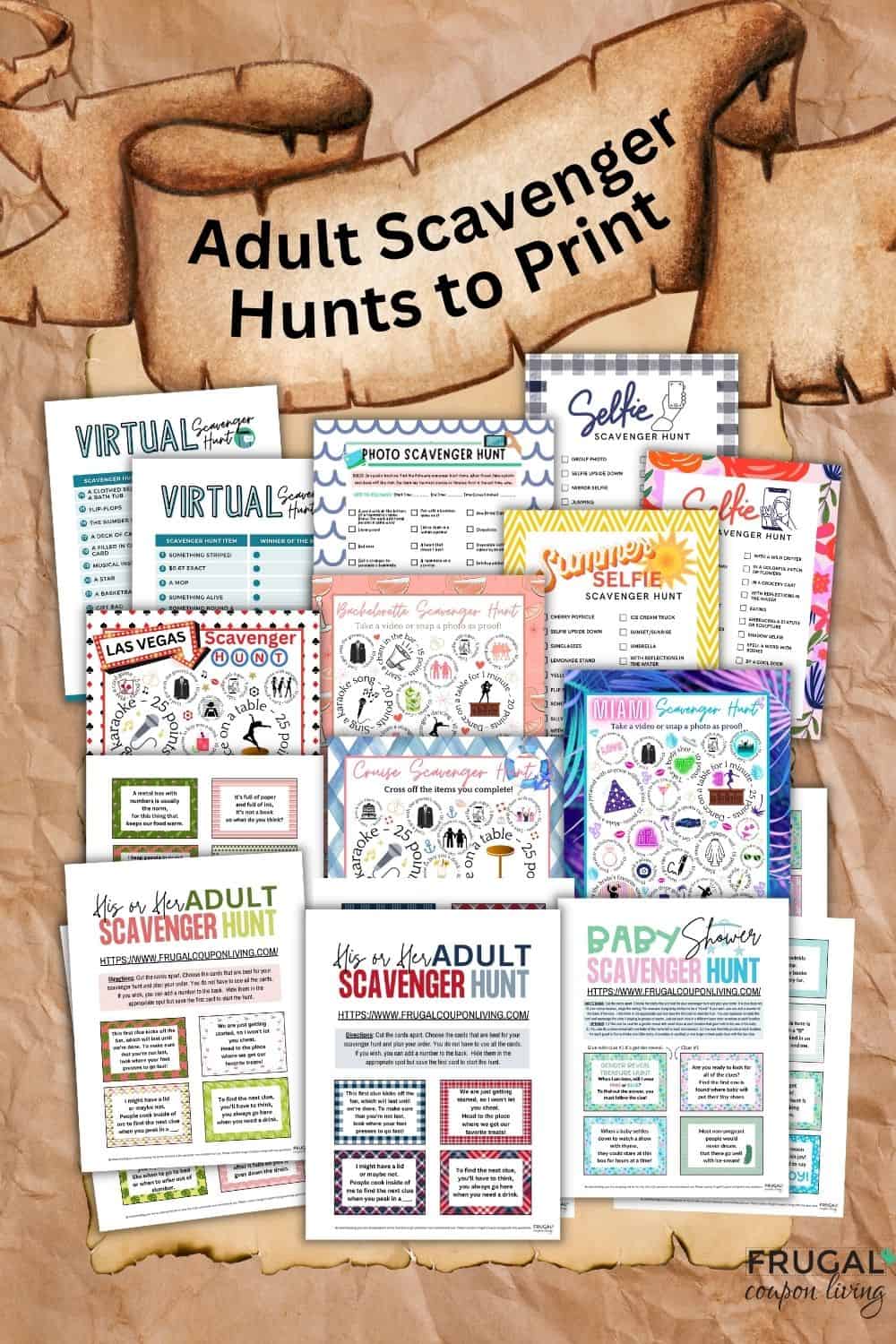 examples of adult scavenger hunt ideas to buy