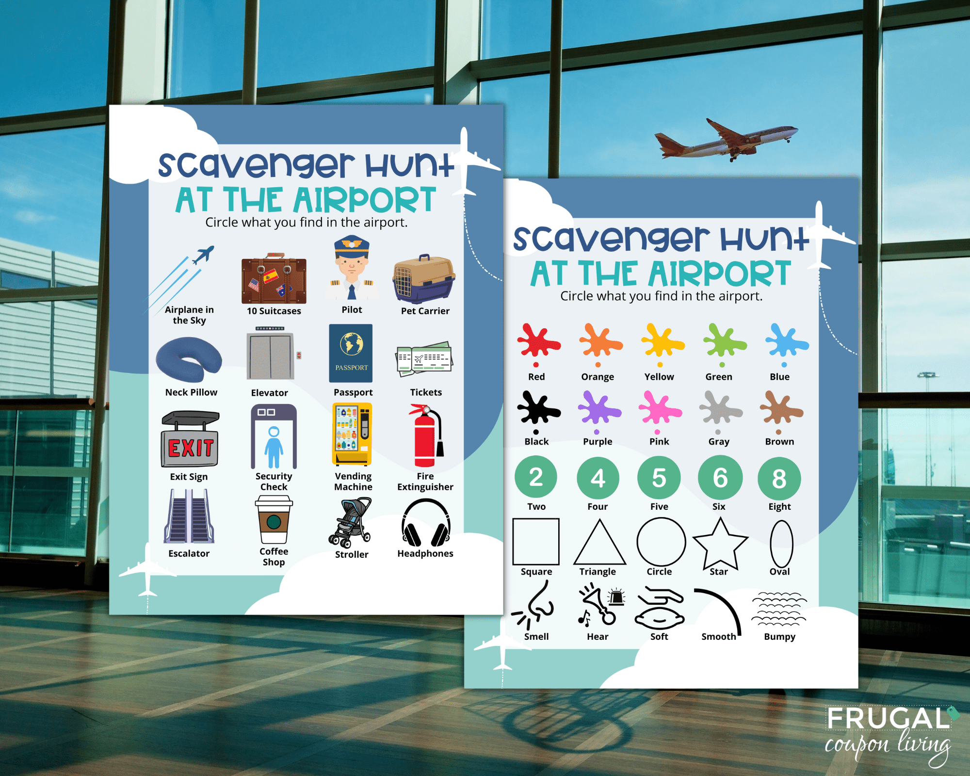 Fun Airport Scavenger Hunt Ideas for Kids Printable Worksheets