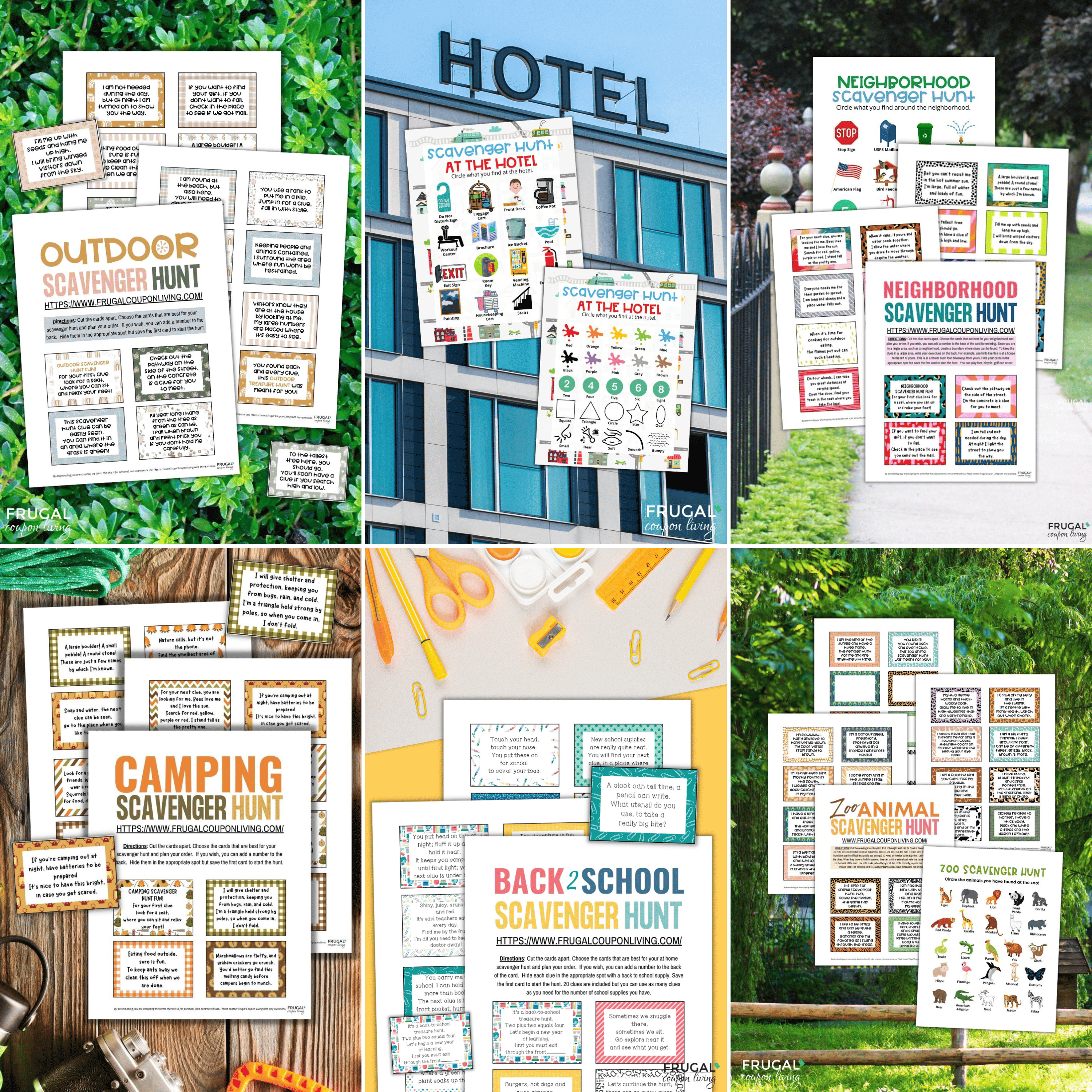 list of summer scavenger hunt ideas for kids