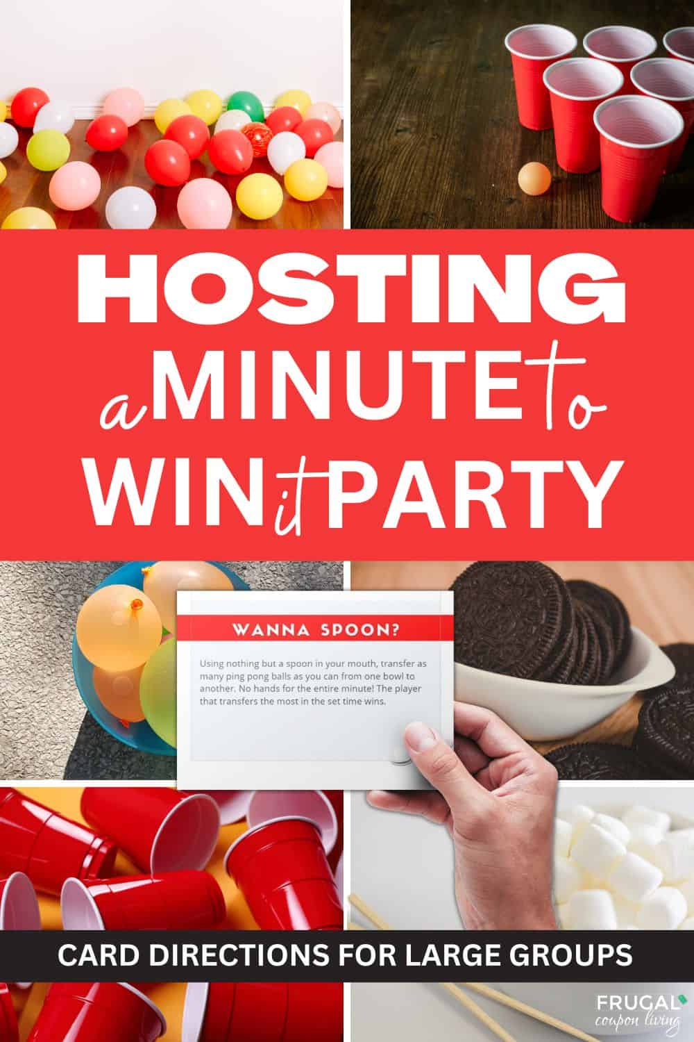 how to host minute to win it party games for groups