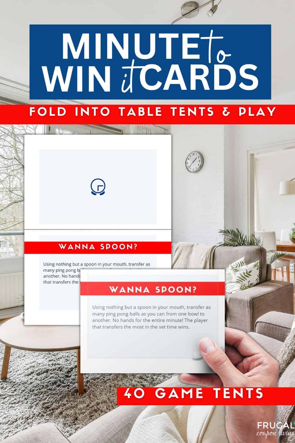 printable minute to win it games for groups tent cards
