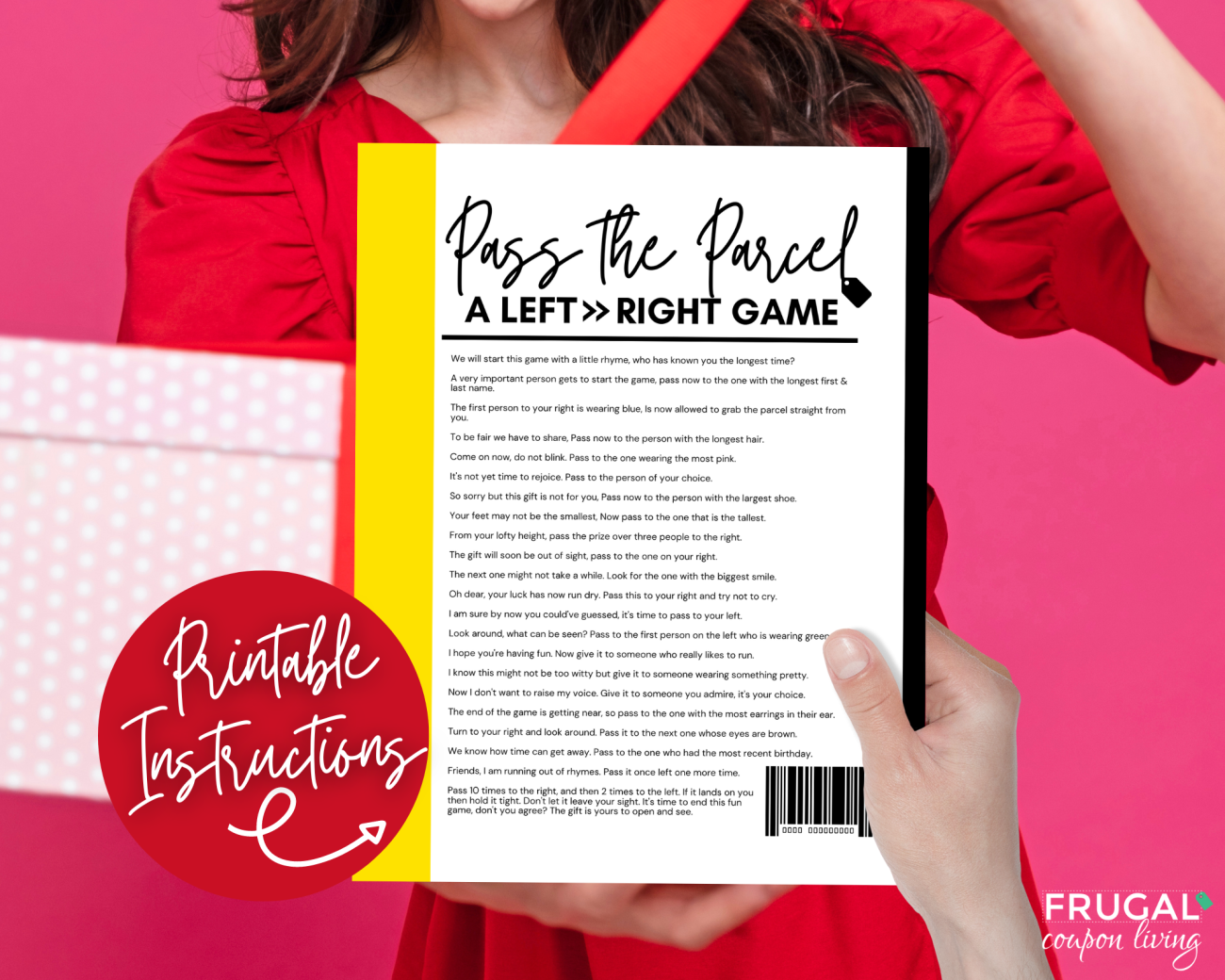 how to play pass the parcel game printable