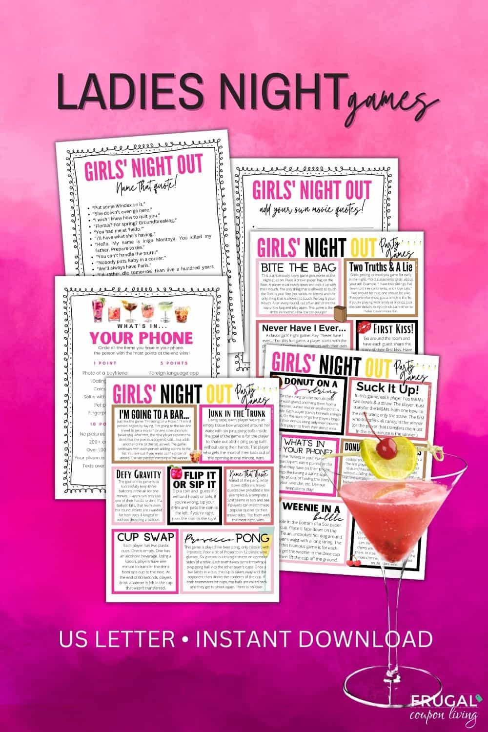 super fun ladies night games printable