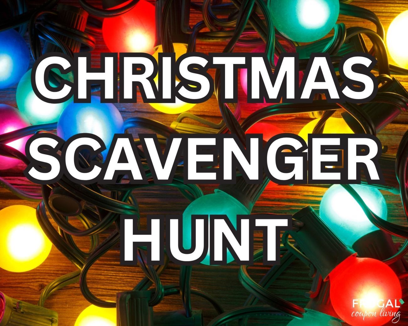 all about a Christmas scavenger hunt