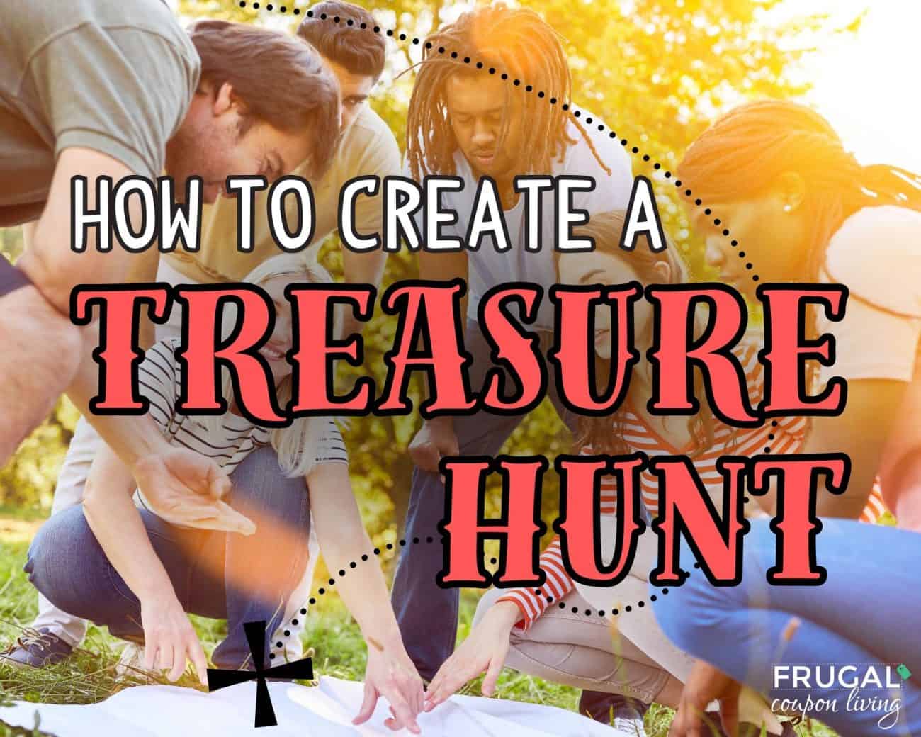 how to create a fun treasure hunt for a group of kids or adults