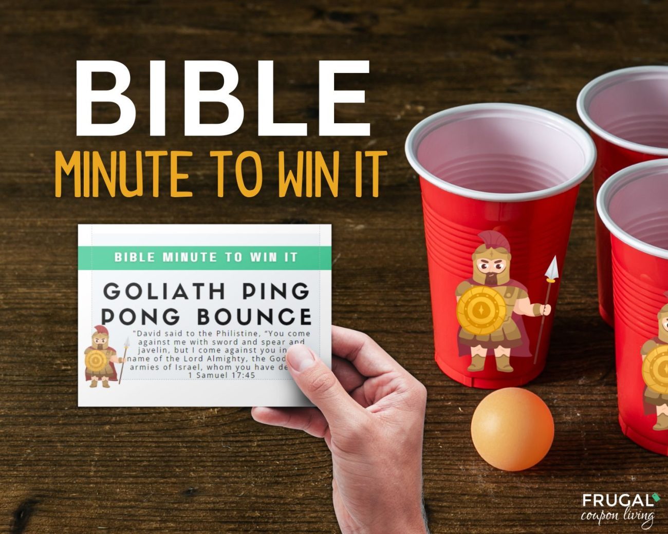 ping pong bounce david and goliath sunday schools lesson for teens
