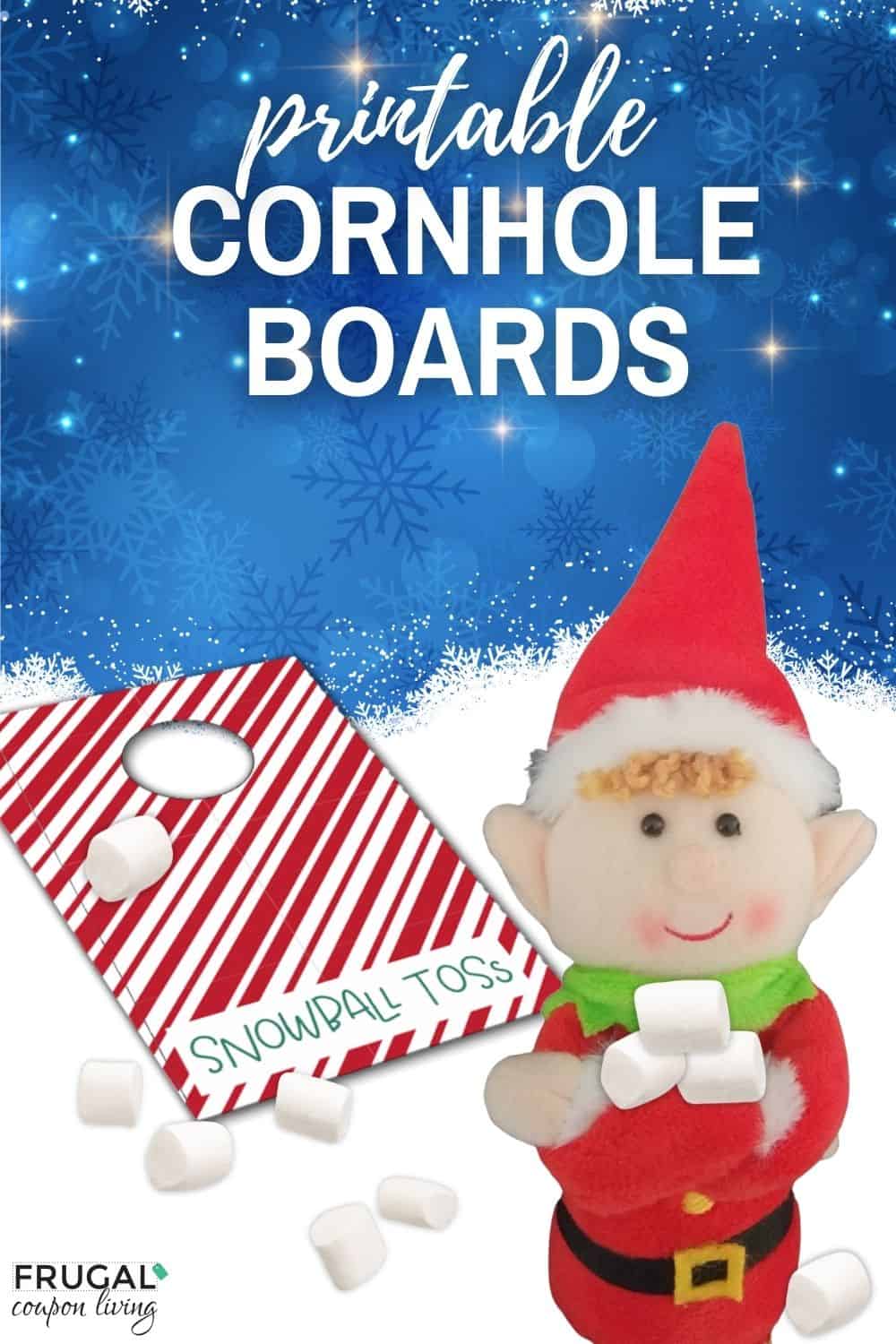 elf on the shelf cornhole board printable