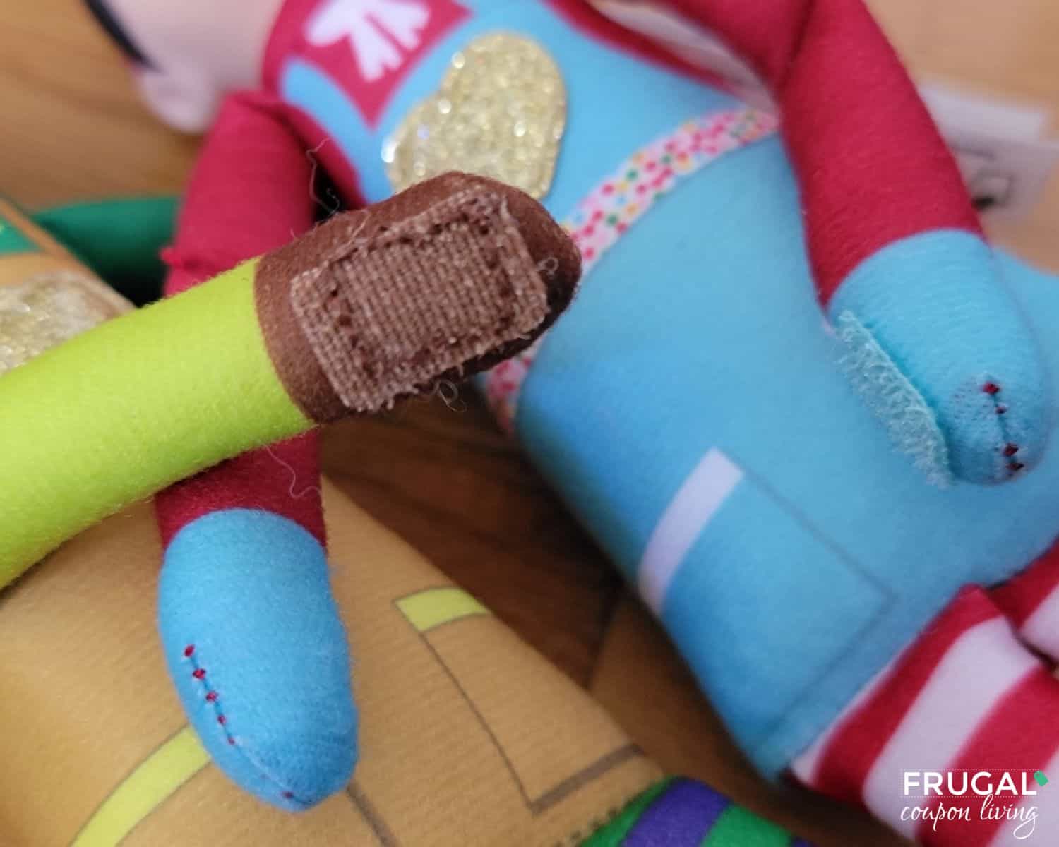 elf doll velcro elf hands