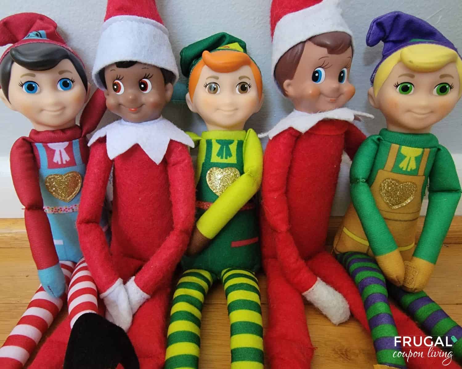 elf on the shelf with elf mates