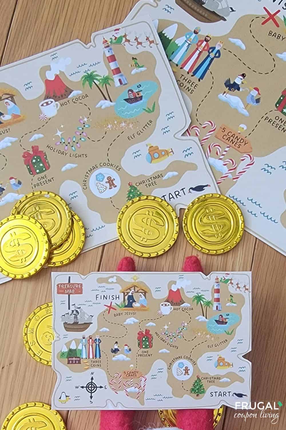 printable elf on the shelf treasure hunt ideas