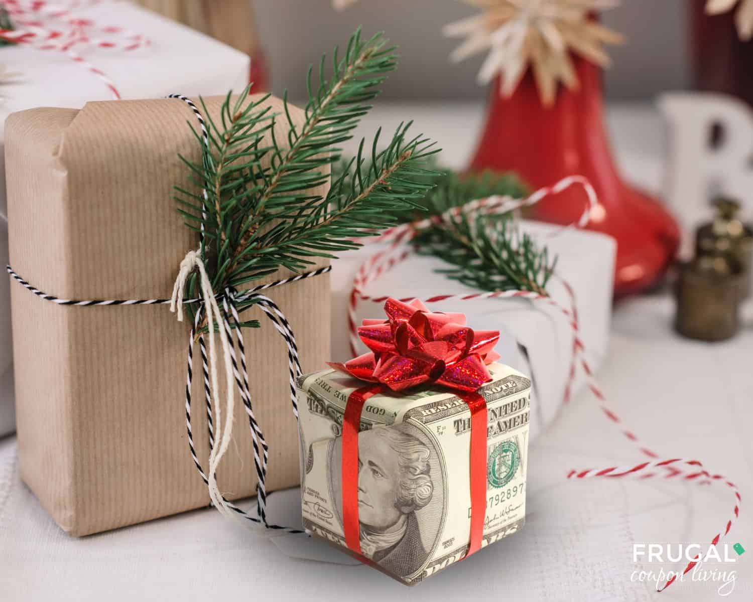 how to give money for christmas