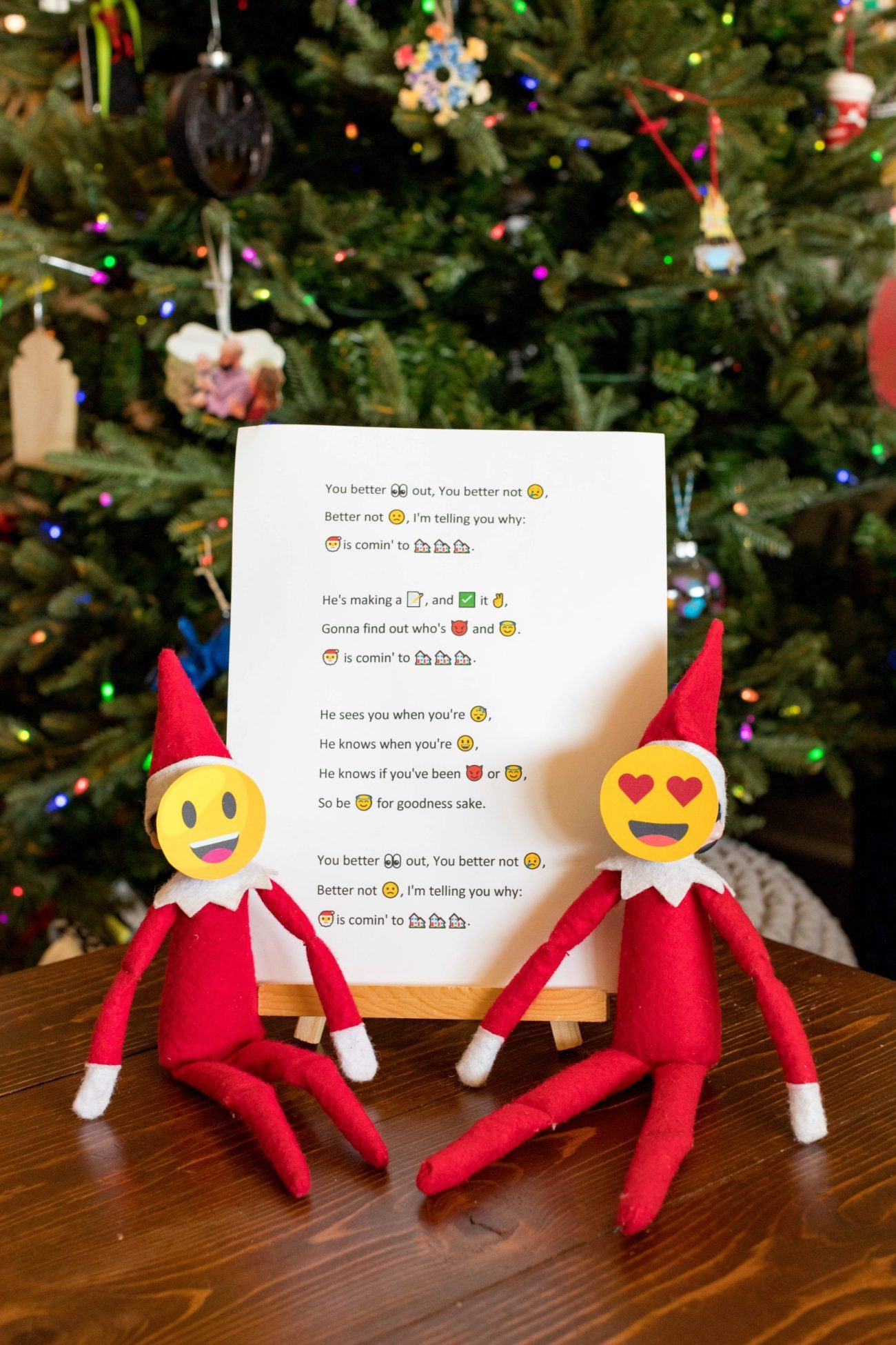Elf on the Shelf Emoji Christmas Song