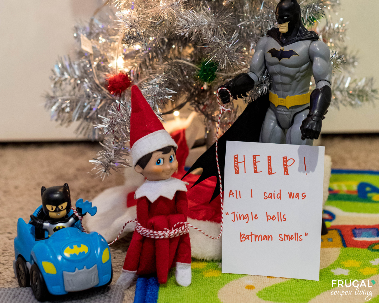 jingle bells batman smells full elf on the shelf batman super hero idea