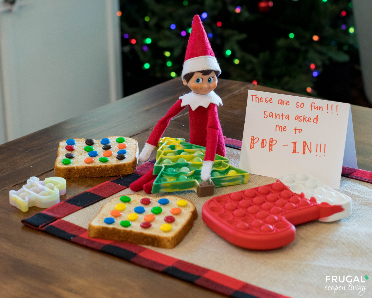 how to make homemade poppers with Elf on the Shelf