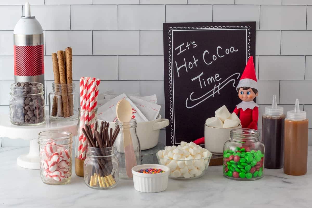 Hot Chocolate bar Elf on the Shelf