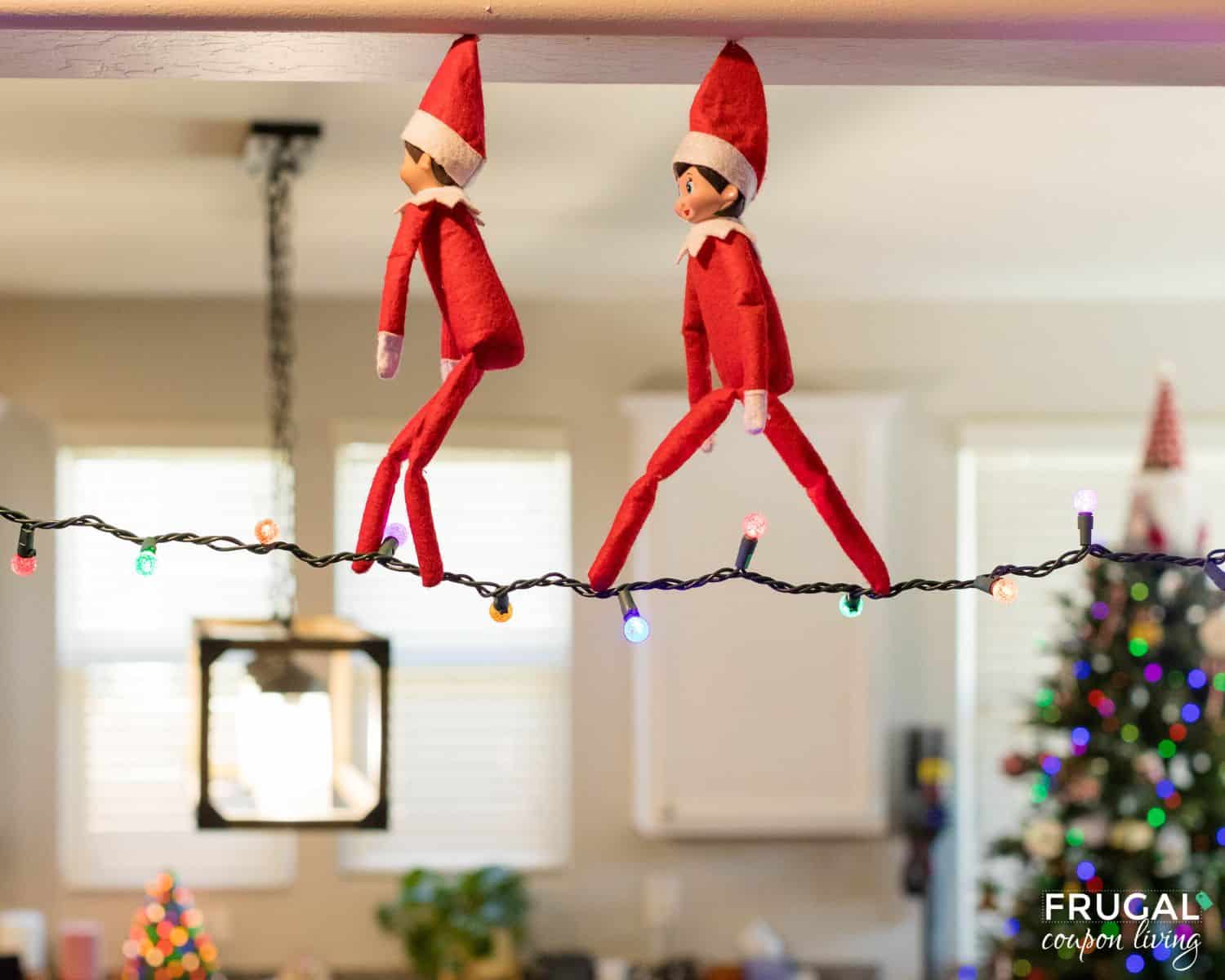 how to get elf on the shelf to walk on the ceiling