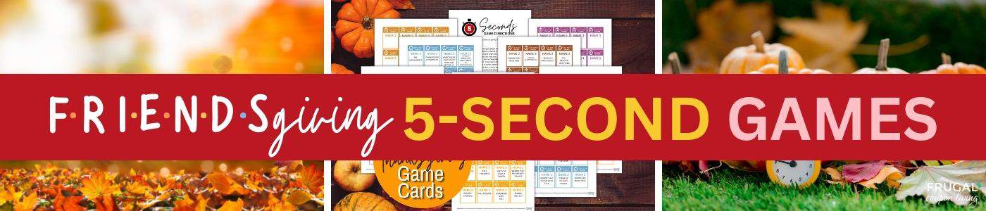 thanksgiving 5-second rule games to play at friendsgiving