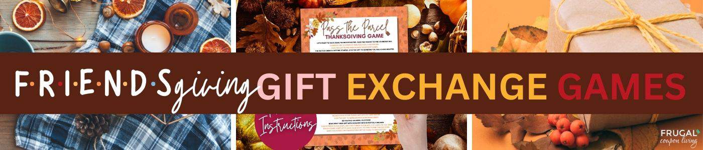 thanksgiving gift exchange games to lay at friendsgiving