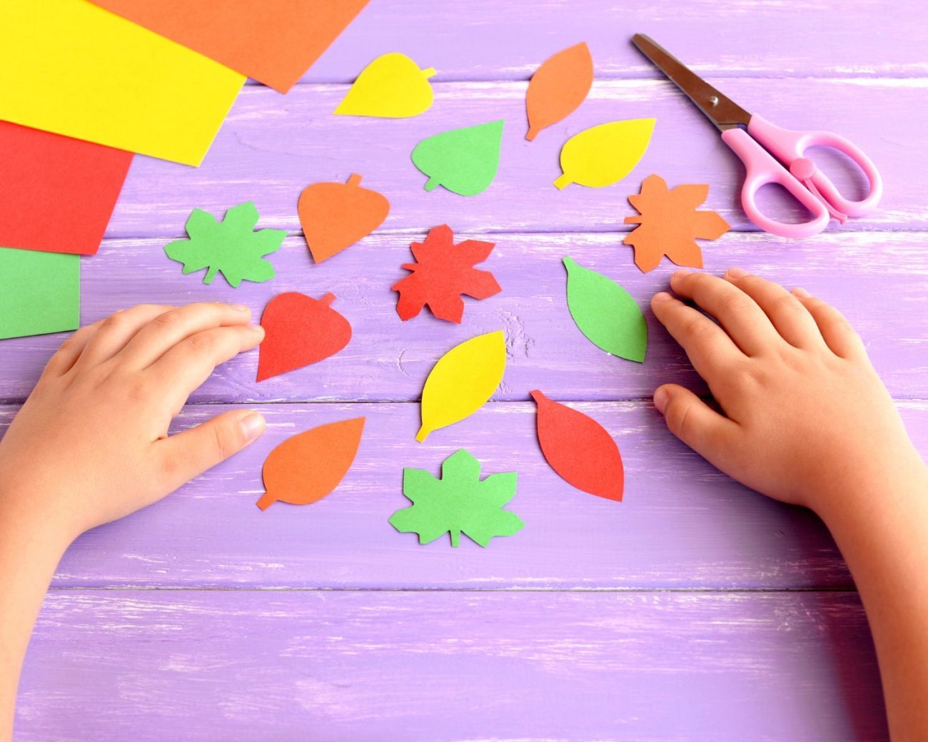 colorful thankful tree leaves