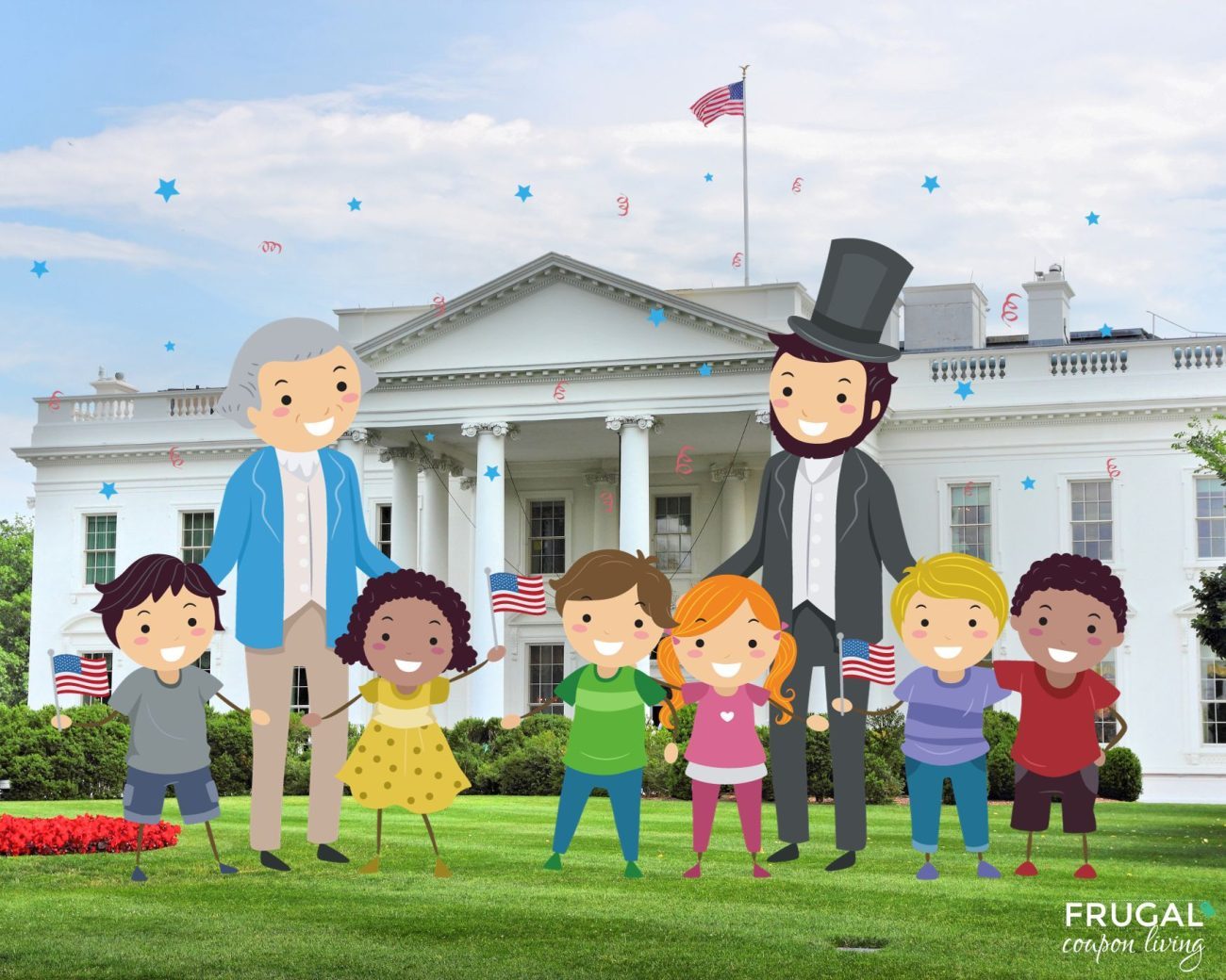 famous presidents and kids at the white house