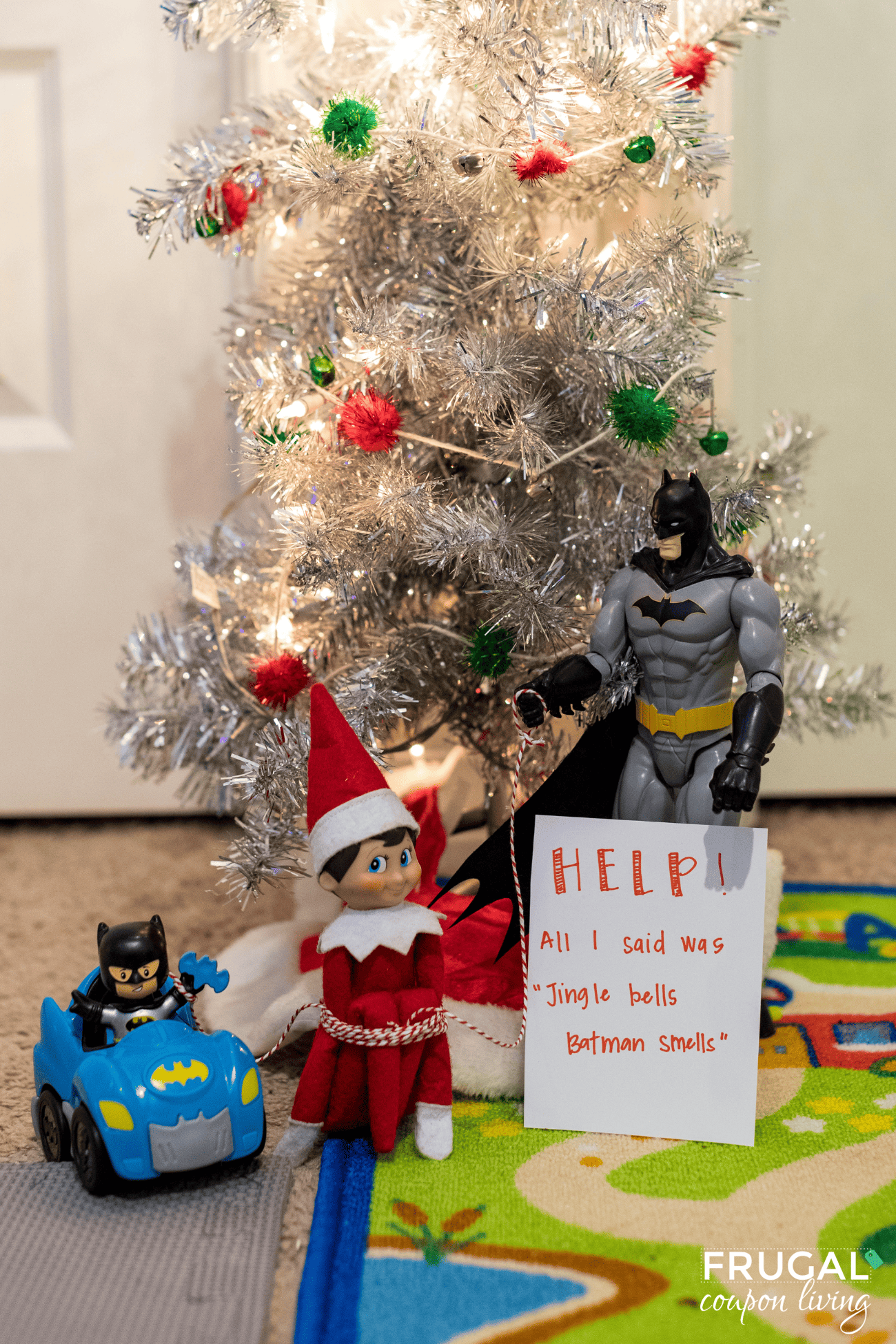 elf on the shelf batman jingle bells batman smells prank