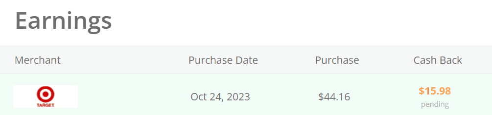 topcashback target offer