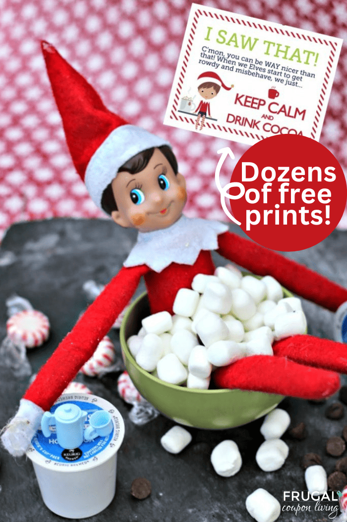 the elf on the shelf free printables