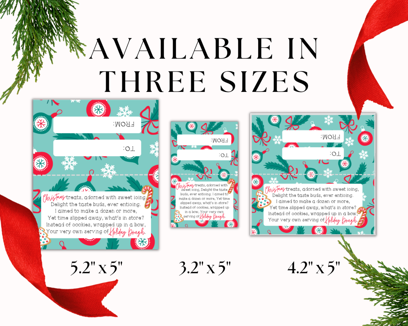 printable christmas bag toppers