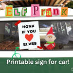 Honk if you love elves elf on the shelf prank
