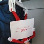 elf on the shelf on a hanger