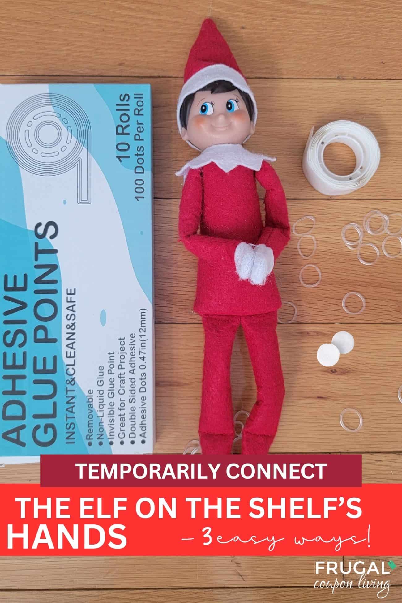 how to connect the elf on the shelfs hands