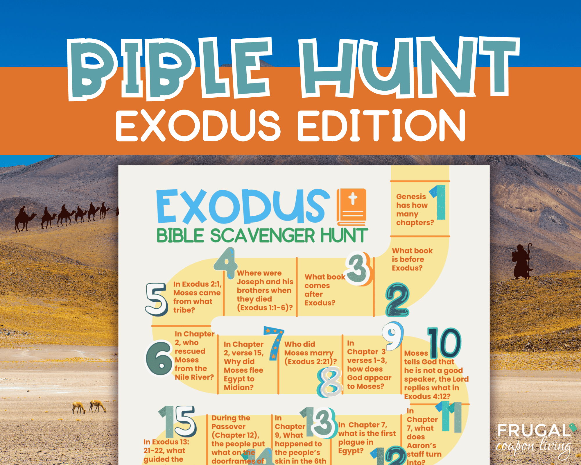book of exodus scavenger hunt