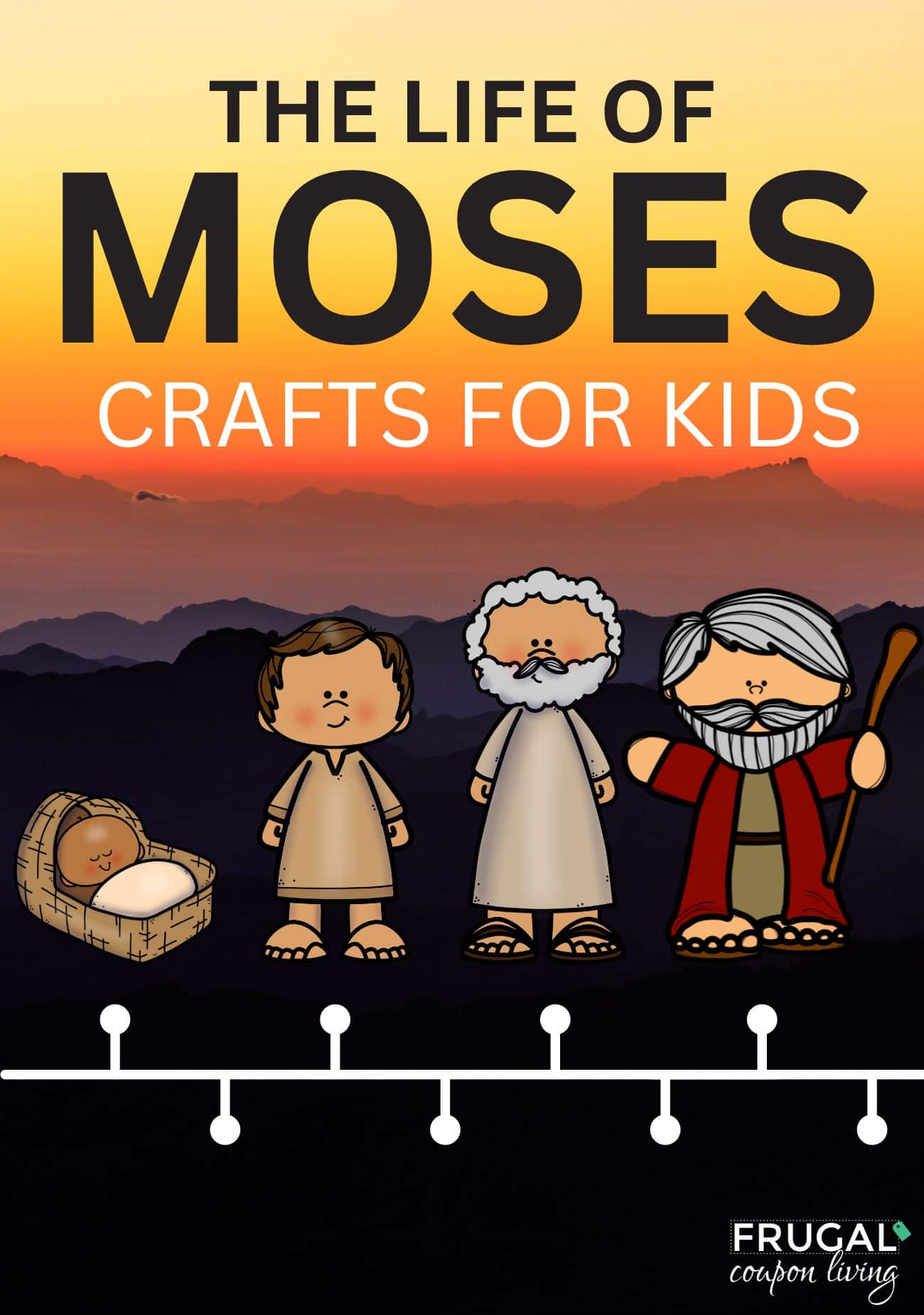 life of moses crafts and activities for kids 