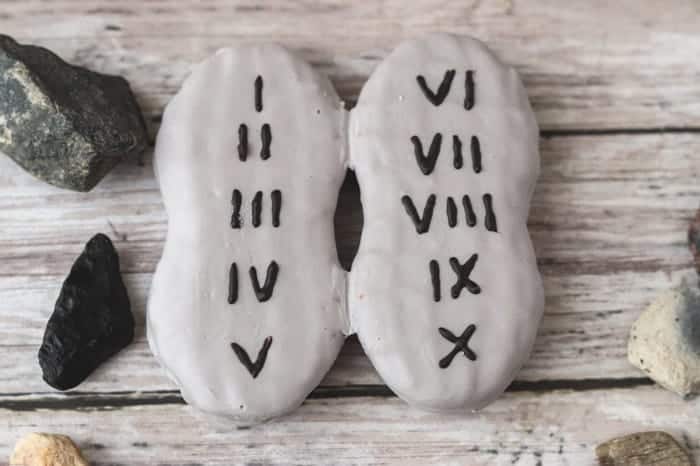 how to make 10 commandment tablet cookies