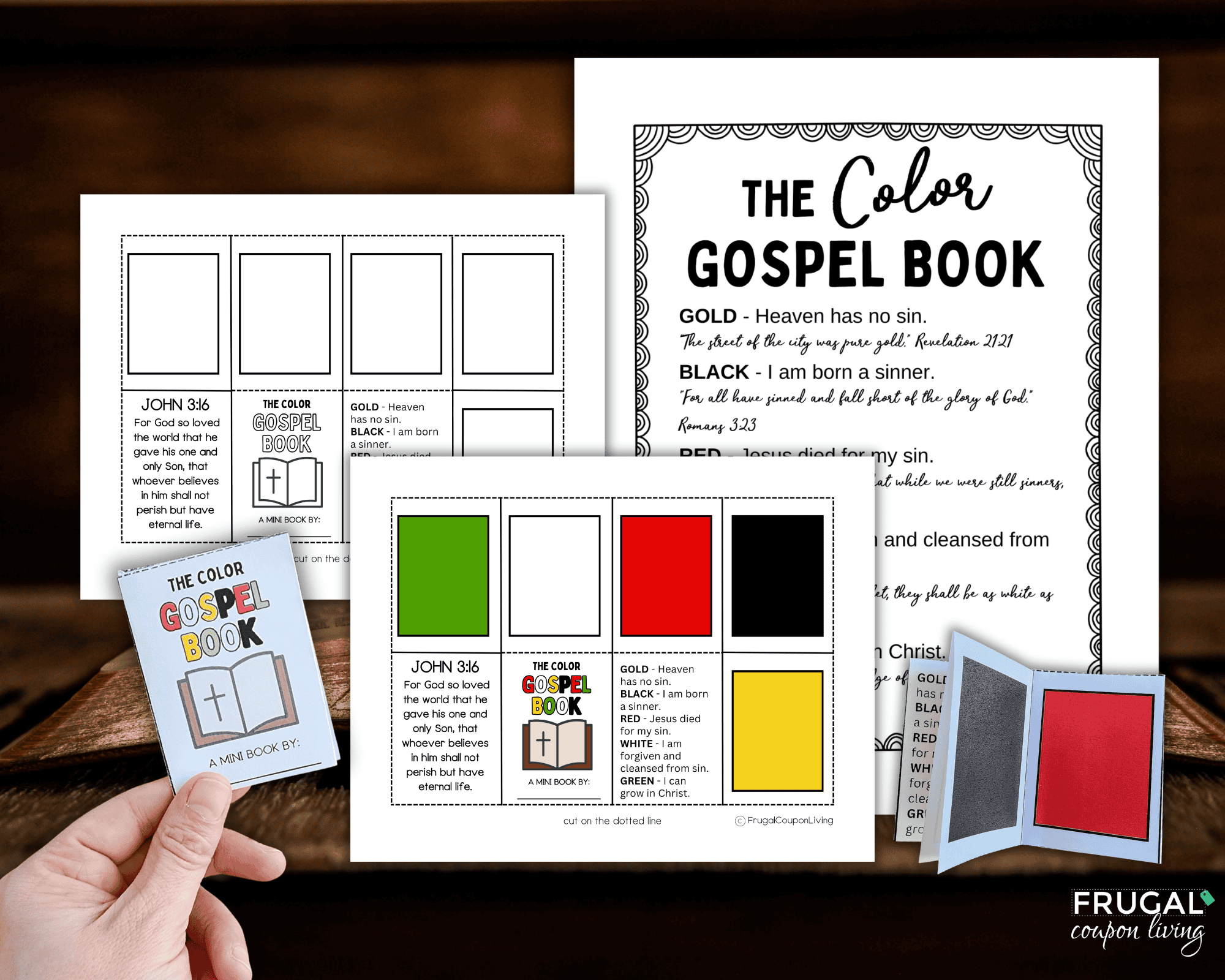 The wordless gospel book of colors