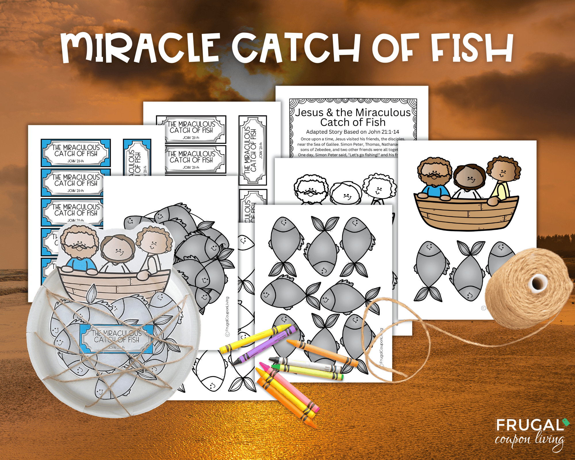 Jesus Miraculous Catch of Fish Craft for Kids