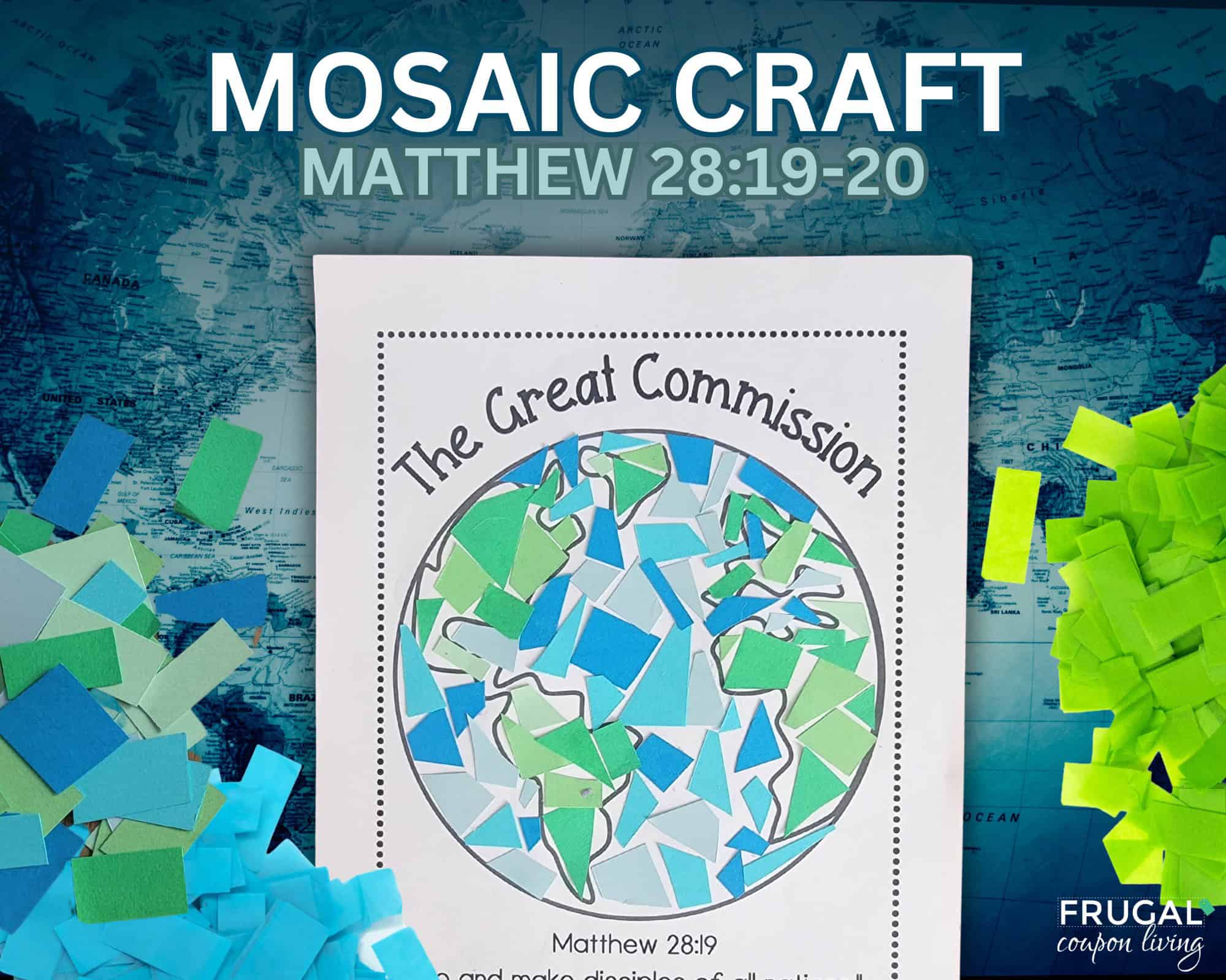 earth mosaic art the great commission