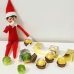 Brussels sprout prank idea for The Elf on the Shelf