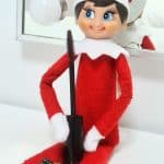 Eye Lashes for The Elf on the Shelf
