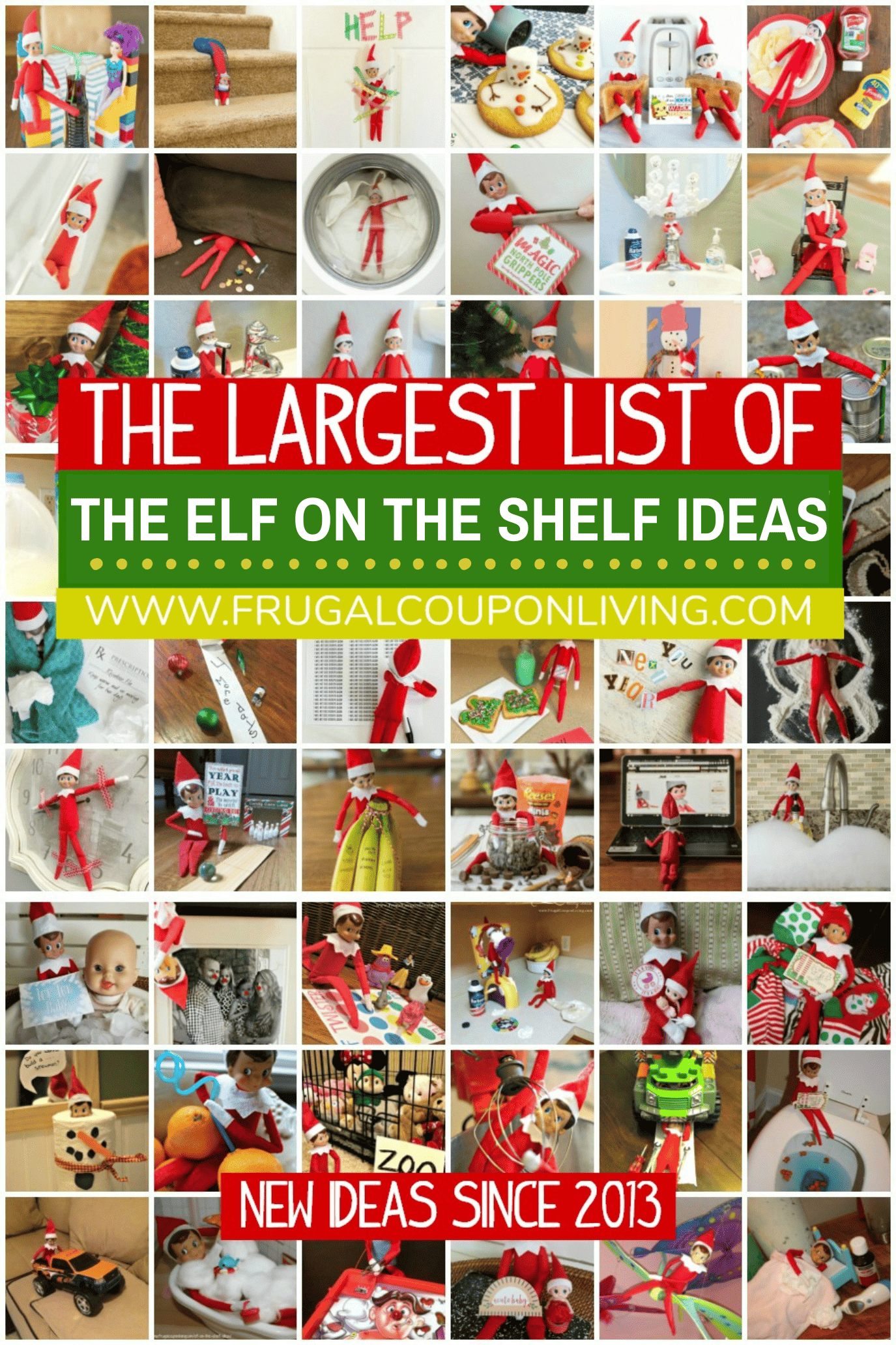 huge list of The Elf on the Shelf Ideas